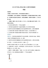 2025届安徽省马鞍山市高三下学期二模物理试题（解析版）