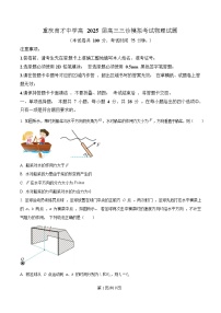 重庆市育才中学2025届高三下学期三诊物理试题（Word版附解析）