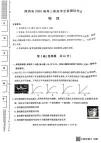 2025届陕西省高三下学期新高考全真模拟物理试题（高考模拟）