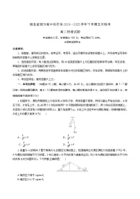 物理-湖北省部分高中协作体联考2024-2025学年高二下学期5月月考试题及答案