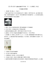 四川省成都市师大附中2025届高三下学期三模物理试题（Word版附解析）