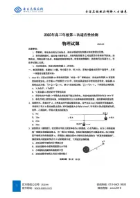 2025届山东省青岛市高三二模考试 物理试卷（含答案）