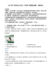 2025届广东省汕头市高三下学期二模物理试题 （解析版）