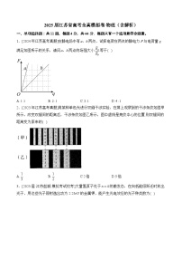 2025届江苏省高考全真模拟卷 物理（含解析）