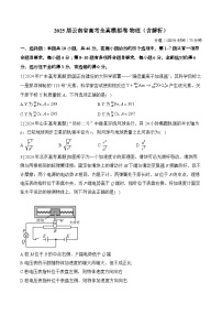 2025届云南省高考全真模拟卷 物理（含解析）
