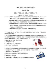 2025届广东省六校高三下学期5月联考物理试卷（含答案）