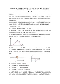 2025届贵州省普通高中学业水平选择性考试适应性演练 物理试卷