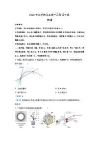 2025届辽宁省大连市高三下学期一模物理试卷（解析版）