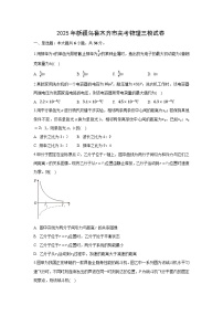 2025届新疆乌鲁木齐市高三下学期三模物理试卷（解析版）