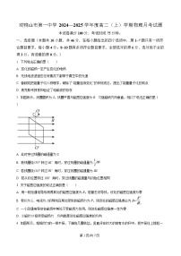 黑龙江省双鸭山市第一中学2024-2025学年高二上学期12月月考物理试题（Word版附解析）
