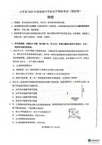 2025届山东省烟台市高三下学期三模物理试卷