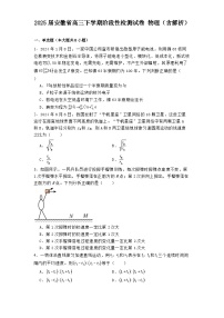 2025届安徽省高三下学期阶段性检测试卷 物理（含解析）