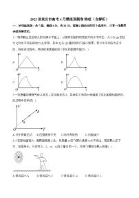 2025届重庆市高考4月模拟预测卷 物理（含解析）