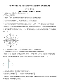 广西钦州市第四中学2024-2025学年高二上学期9月考试物理试题