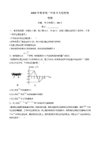 湖南省2024-2025学年高一下学期5月联考物理试卷（Word版附解析）