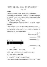 湖南省名校联考联合体2025届高三下学期考前仿真联考（一）物理试卷（Word版附解析）