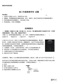 2025年北斗星盟高考模拟物理试题及答案