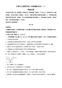 2025届天津市九校联考高三下学期一模物理试卷（原卷版+解析版）（高考模拟）