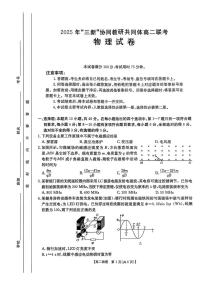 江西省“三新”协同教研共同体2025年高二下学期5月联考物理试卷（含答案）