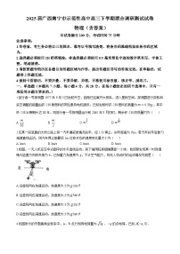 2025届广西南宁市示范性高中高三下学期联合调研测试试卷 物理（含答案）
