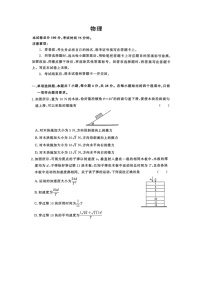 物理：2025届河南省部分示范性高中高三下学期5月联合模拟考试试题（图片版）