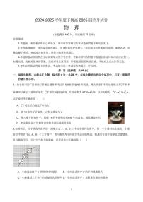 四川省成都市第七中学2024~2025学年度下期高2025届高考热身考试物理（含答案）