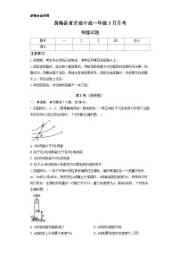 湖北省黄冈市黄梅县育才高级中学2024-2025学年高一下学期5月月考物理试题