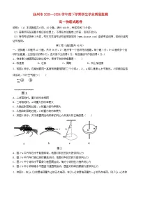 江西省抚州市2023_2024学年高一物理下学期期末考试含解析