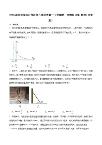 2025届河北省沧州市沧衡八县联考高三下学期第一次模拟试卷 物理（含答案）