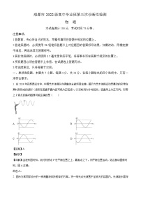 2025届四川省成都市高三下学期三诊物理试题（解析版）