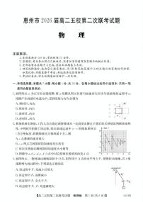 广东省惠州市五校2024-2025学年高二下学期第二次联考物理试题（PDF版附解析）