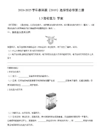 教科版 (2019)选择性必修 第二册洛伦兹力学案