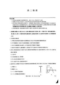 河南省南阳市九师联盟2025届新高二下学期6月期末考-物理试题+答案