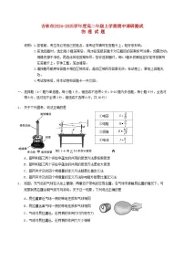 吉林省吉林市2024_2025学年高二物理上学期期中测试含解析