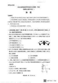 河南青桐鸣2025年高二下学期6月大联考物理试题（含答案）