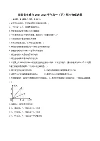 湖北省孝感市2024-2025学年高一（下）期末物理试卷-普通用卷