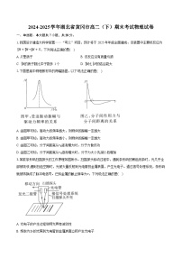 湖北省黄冈市2024-2025学年高二下学期期末考试物理试卷