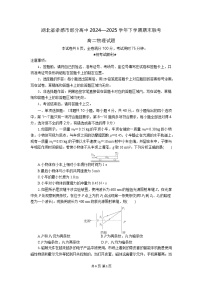 湖北省孝感市2024-2025学年高二下学期7月期末联考物理试卷