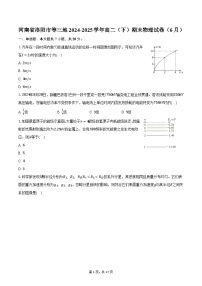 河南省洛阳市等三地2024-2025学年高二（下）期末物理试卷
