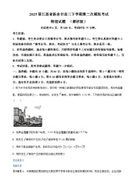 2025届江西省新余市高三下学期第二次模拟考试物理试题  （解析版）
