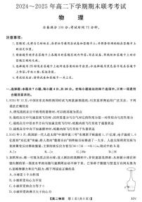 河南金科·新未来2024-2025学年高二下学期7月联考物理试卷+答案