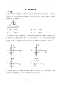 湖南省长沙市岳麓实验中学2025届新高二下学期7月期末调研考试-物理试卷+答案