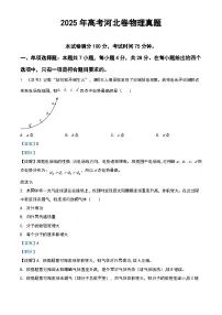 2025年高考河北卷物理真题（解析版）
