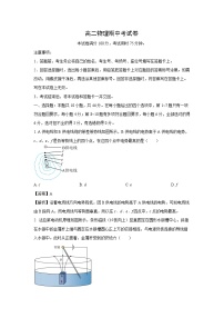 云南省部分学校2024-2025学年高二下学期期中联考物理试卷（解析版）