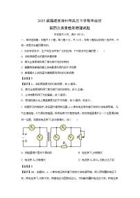 【物理】2025届福建省漳州市高三下学期毕业班第四次质量检测试题（解析版）