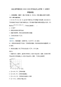 河北省市级联考2024-2025学年高三上学期11月期中物理试卷（解析版）