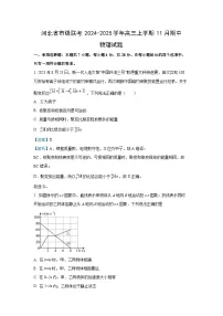 河北省市级联考2024-2025学年高三上学期11月期中物理试卷（解析版）