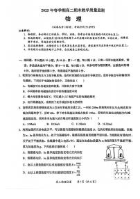 广西玉林市2024-2025学年高二下学期期末考试物理试卷（PDF版附解析）