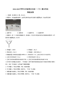 江苏省淮安市2024-2025学年高一下学期期末考试物理试题（Word版附解析）