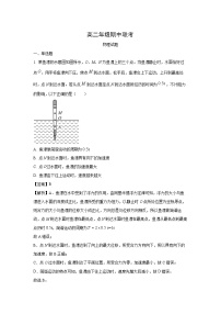四川省眉山市眉山县级学校联考2024-2025学年高二下学期4月期中物理试卷（解析版）